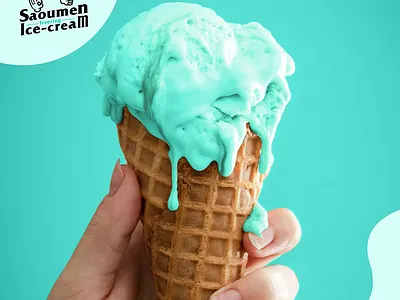 Minimal Logo Design Featuring Toddler Boy Mascot with Ice Cream brand identity branding design design logo flat graphic design icon illustration logo logo design logos logotype mascot minimal logo modern timeless ui unique