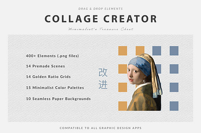 The Minimalist Collage Creator 3d animation graphic design motion graphics