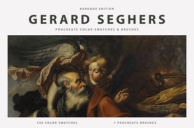 Gerard Seghers Procreate Brushes & Color Swatches 3d animation graphic design motion graphics