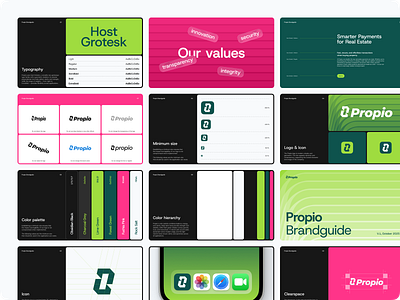 Brand guidelines for a real estate payment platform brand book brand guide brand guidelines brand identity brand visual branding fintech logo logo book logotype outcrowd payment real estate visual identity