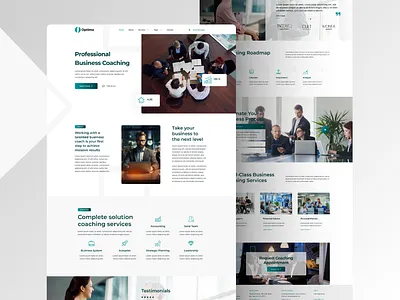 Optima Professional Business Coaching WordPress Template business clean consulting corporate elementor finance landing page landingpage marketing modern startup ui webdesign wordpress