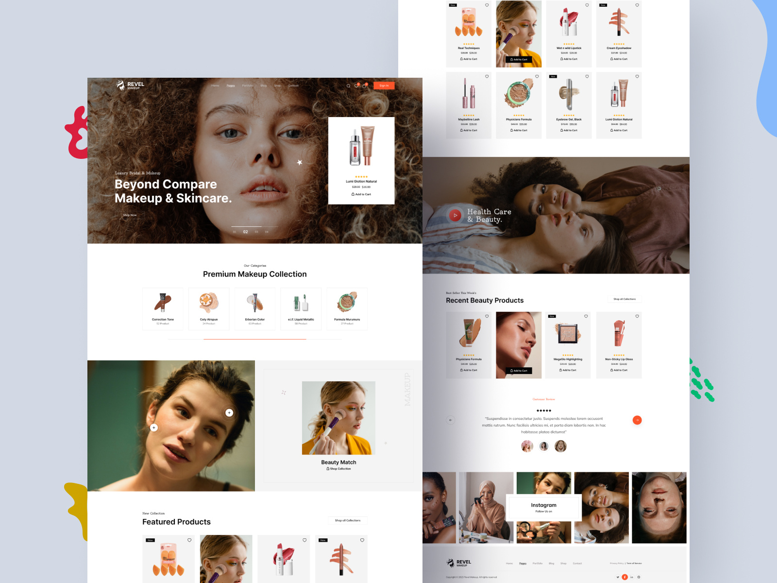 Example of Agency Website / Landing Page Design