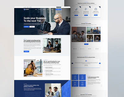 Biznet – Business Consultation WordPress Elementor Template Kit agency branding business clean consulting corporate design elementor finance landing page landingpage modern startup ui webdesign wordpress