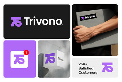 Trivono© - Logo design artium logo brandidentity branding design designportfolio durabledesign logo logodesign modernbranding trivono visualidentity