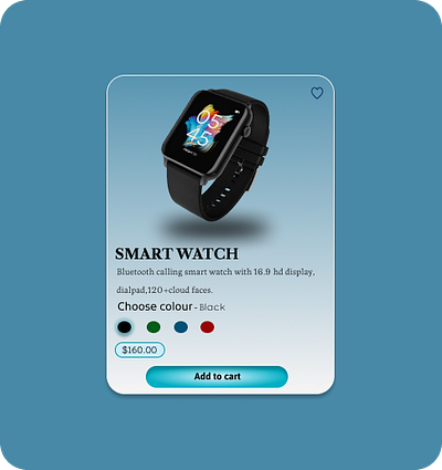 PRODUCT CARD DESIGN OF WATCH design design for social e commerce design effects graphic design minimilist design product card design product detailpage productdesign simple design ui uiux ux watch ui