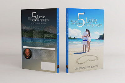 Book Cover Design 5 love language book book cover book cover design book design coreldraw graphic design language love print design