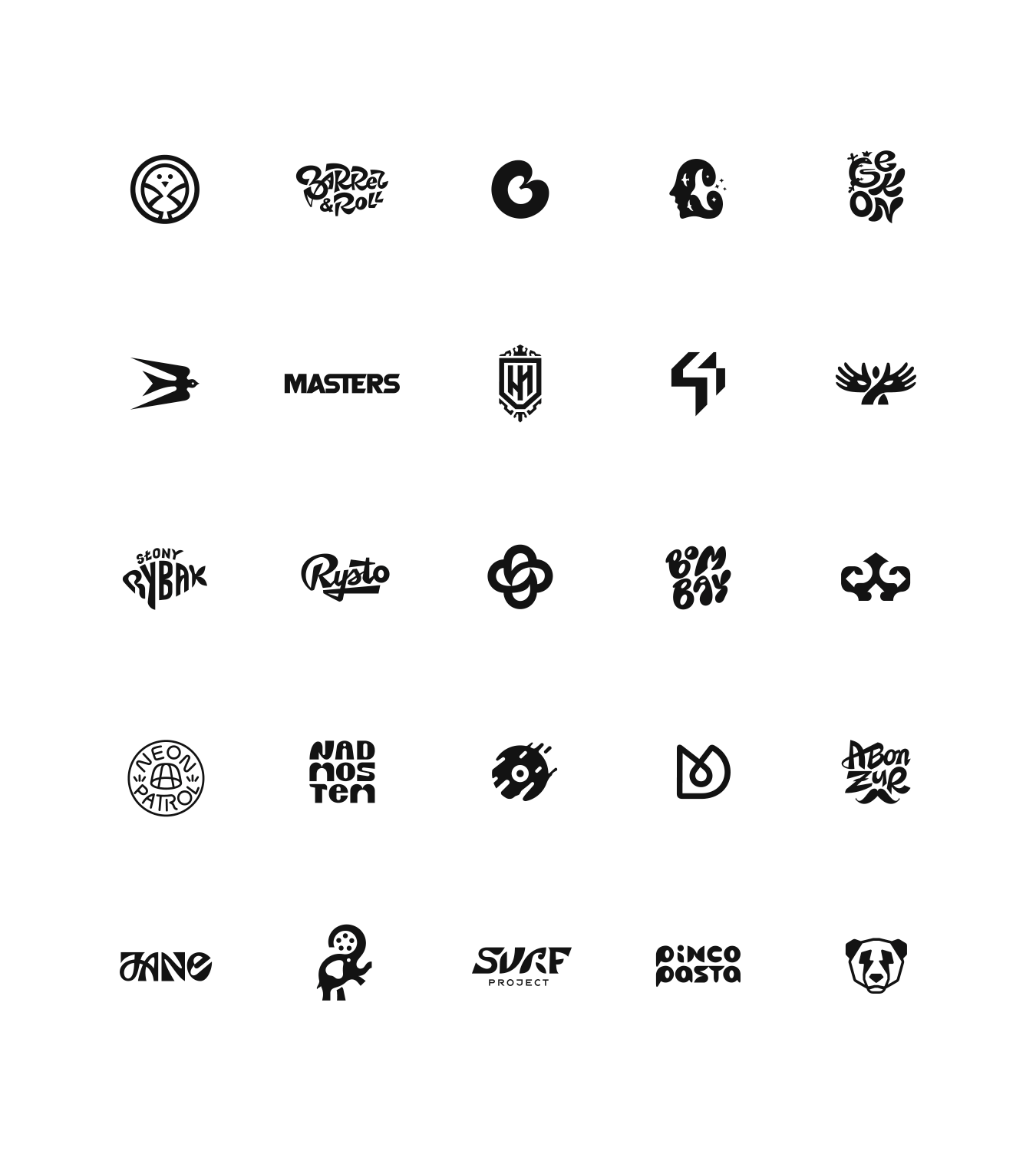 Logos 2025 belcdesign logo logoconcepts logodesign logomarks logoset logotypes patrykbelc simplystyle