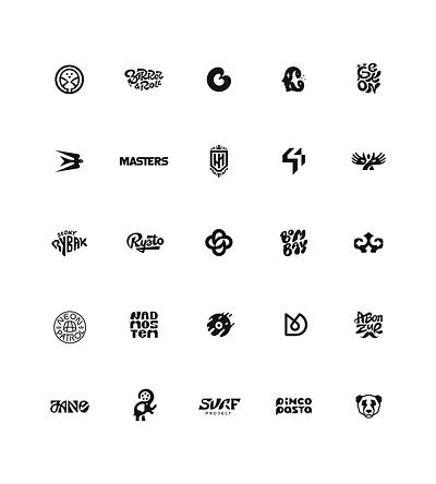Logos 2025 belcdesign logo logoconcepts logodesign logomarks logoset logotypes patrykbelc simplystyle