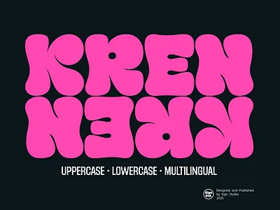Kren - Graffiti Font Style signage