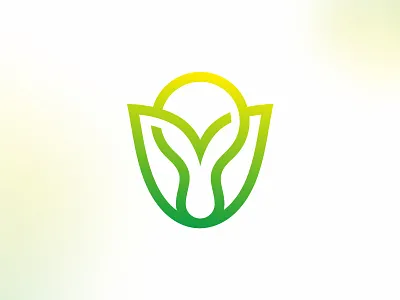 smartgrowth bulb fimbird graphic design green leaf light logo logodesigner smart tree