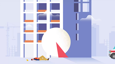 Construction Safety - character-based explainer video 2d animation after effects animation bogdanzah building character animation character design construction explainer video fiverr freelance illustration industry motion graphics safety