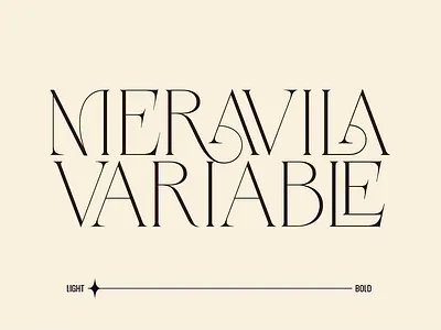 Meravila Variable – A Sophisticated Serif with Timeless Charm premium typeface