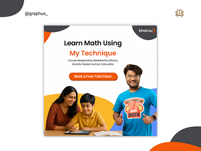 Facebook LinkedIn Ad Design - Bhanzu branding education event graphic design poster design social media creative