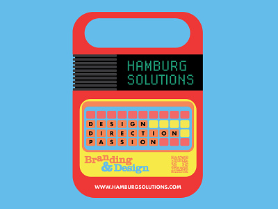Hamburg Solutions: Promo Sticker Design branding classic toys design graphic design hamburg solutions illustration logo self promotion sticker vector