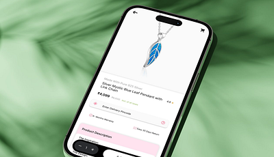 Product Description Re-design (GIVA) app design ui uiux