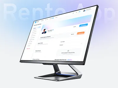 Car Rental Dashboard - Setting Screen account management account settings ui admin dashboard car rental dashboard design dashboard ui figma notifications alerts payment methods privacy settings profile settings saas dashboard security settings settings page ui design user interface user profile ux design web app web design
