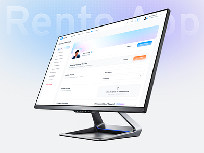 Car Rental Dashboard - Setting Screen account management account settings ui admin dashboard car rental dashboard design dashboard ui figma notifications alerts payment methods privacy settings profile settings saas dashboard security settings settings page ui design user interface user profile ux design web app web design