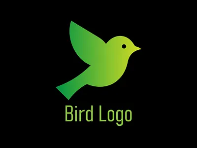 Bird Logo a typography abstract agency logo branding business design gradient illustration logo sleek illustration ui