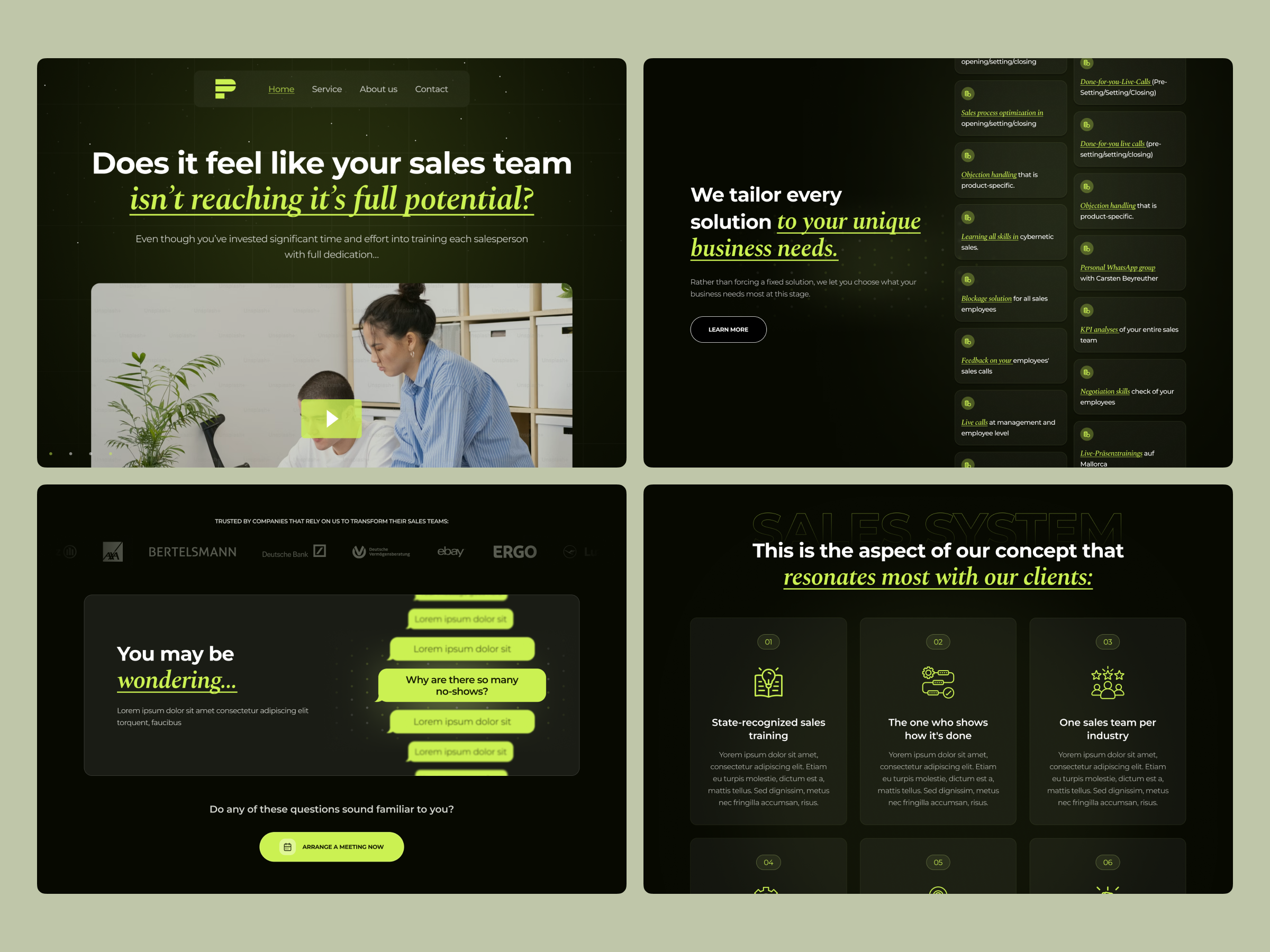 Example of Sales Consulting Website