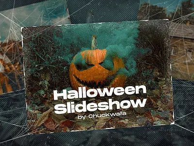 Halloween Photo Slideshow (AE Template) aftereffects corporate design halloween motiondesign motiongraphics opener photo slideshow
