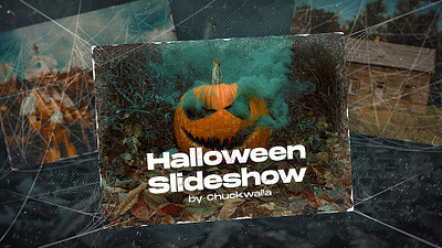 Halloween Photo Slideshow (AE Template) aftereffects corporate design halloween motiondesign motiongraphics opener photo slideshow