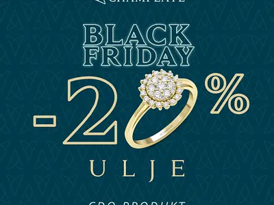 SOCIAL MEDIA POST FOR CHAMPLATE ads black friday ecommerce social media