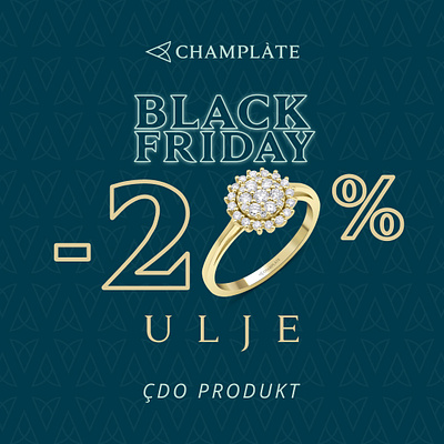 SOCIAL MEDIA POST FOR CHAMPLATE ads black friday ecommerce social media