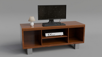 Tv-Table 3d 3d table blender design graphic design realistic photo table trend tv