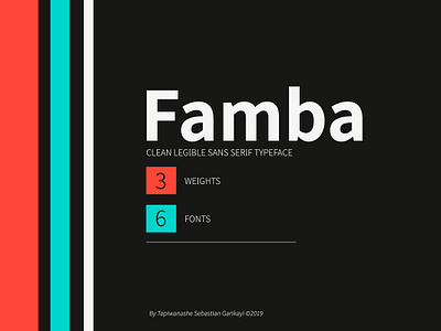 Famba Typeface clean display famba typeface legibility minimal modern newspaper readability sans serif signage text wayfinding