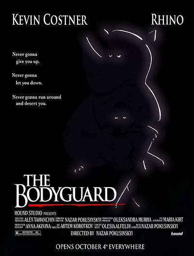 “The Bodyguard: Rhino Edition” 🎬 2d animation art cartoon character design ill illustration motion graphics