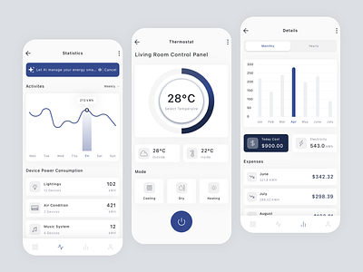 AI Smart Home App Design ai app appdesign artificial intelligence chatgpt design figma smart home ui ui design ui kit ux