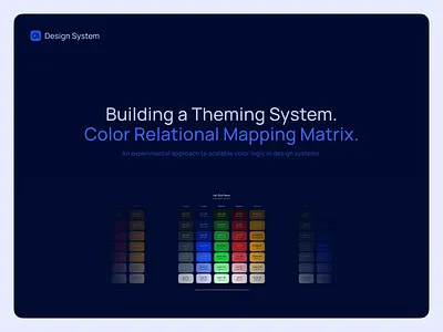 Alma Design System color system color tokens design system interface design modular design relational design semantic colors theming token architecture ui engineering ui system ux engineering