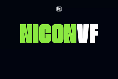 Nicon VF - Variable Font | 2 Axis thin to black range