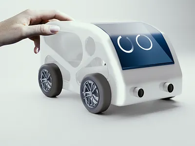 Volkswagen Buddy Bot 3d 3d modeling animation branding design graphic design illustration logo minimal modren motion graphics ui vector