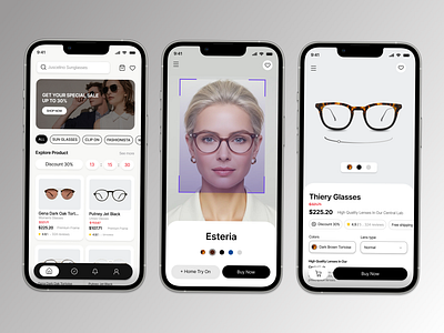 Glasses App Store branding ui