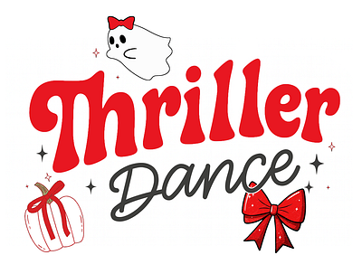 Cutsie Drill Team Graphic cuteghost dance halloween youthdrillteam