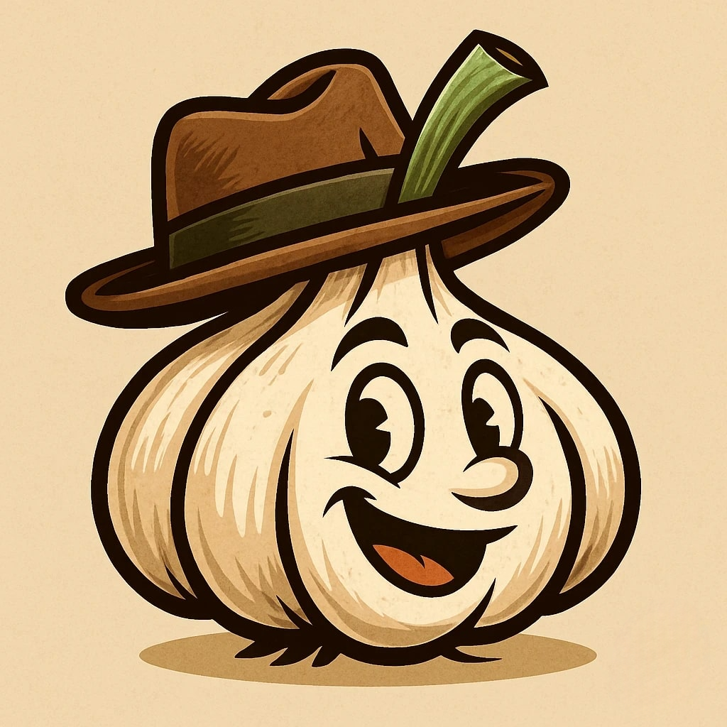 A smiling cartoon garlic 3d animation app branding card design font graphic design icon idea illustration logo motion graphics pattern plant sign typography ui ux vector