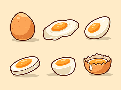 Egg🥚🍳 3d animation card design font graphic design icon idea illustration logo motion graphics pattern plant sign ui