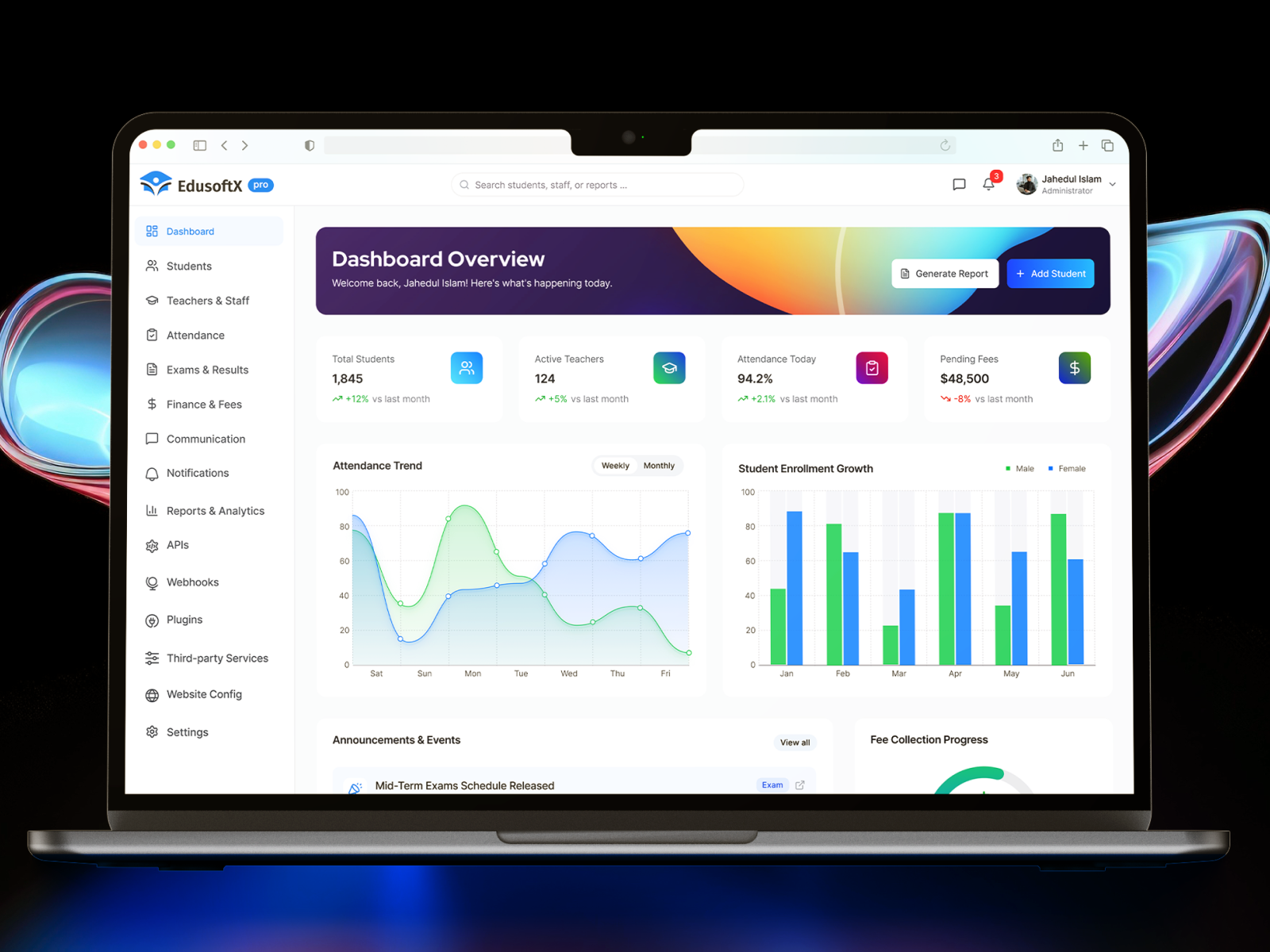 Example of Custom Module Design For Any Software