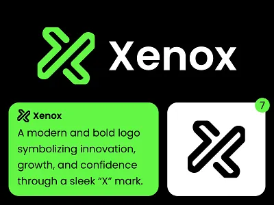 Xenox – Modern Innovative Logo Design blockchain logo brand identity branding crypto logo design fintech logo futuristic logo innovative logo logo logo design logotype minimalist logo modern logo professional logo tech startup logo web3 logo x lettermark