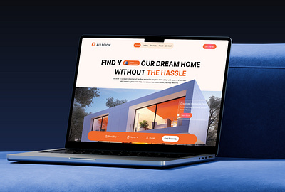 Allegion | Premium Real Estate Landing page UX/UI Desigen design hero section landingpage logo ui ui interface uxui website