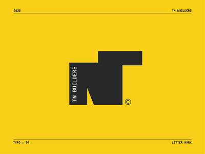 TN BUILDERS 2025 branding design graphic design illustration logo logo builders logo trends minimal logo nt simple logo design typography vector