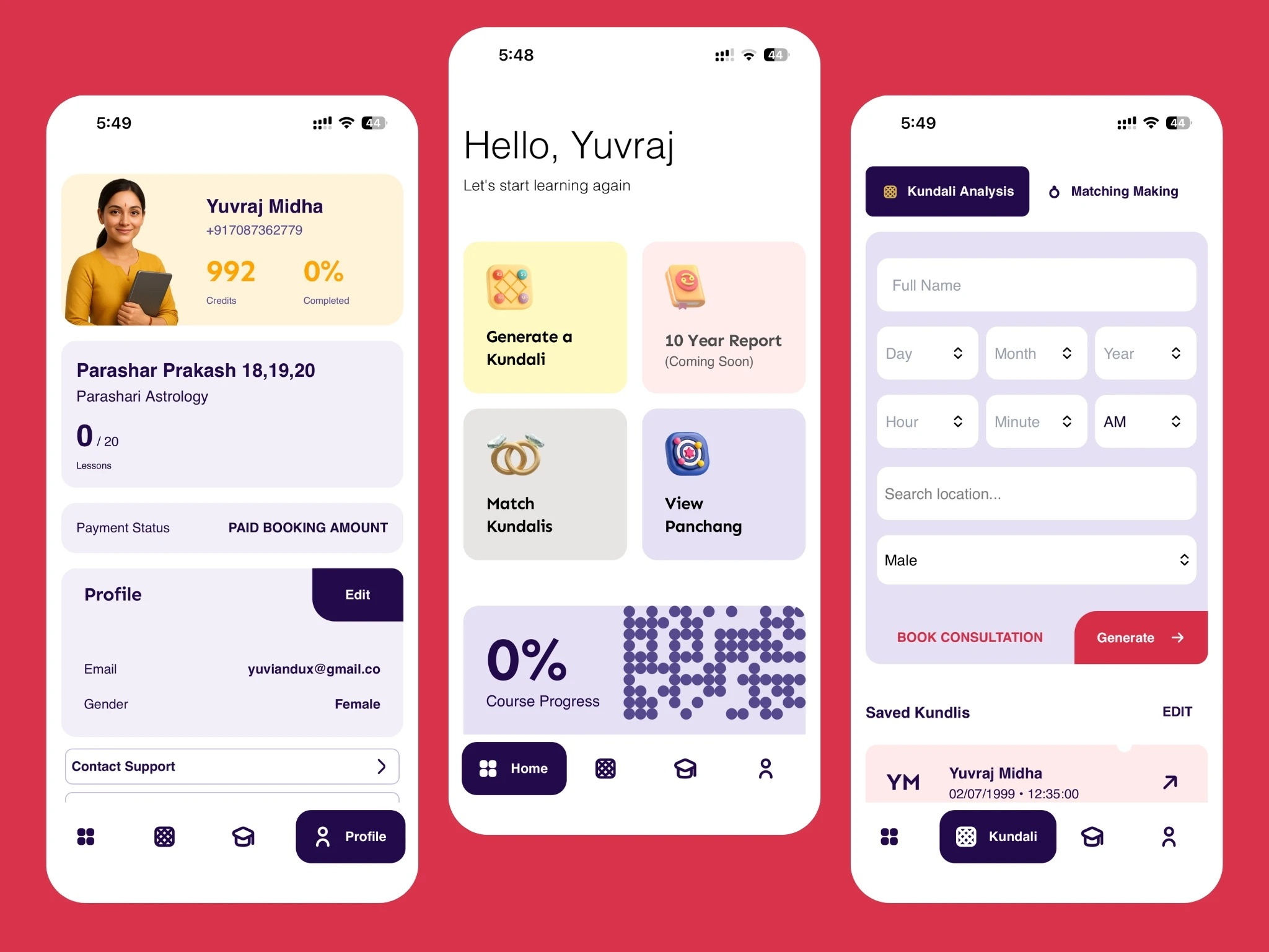 Example of Modern Mobile App Design