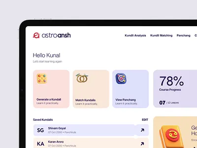 Astrology Learning App (Desktop)