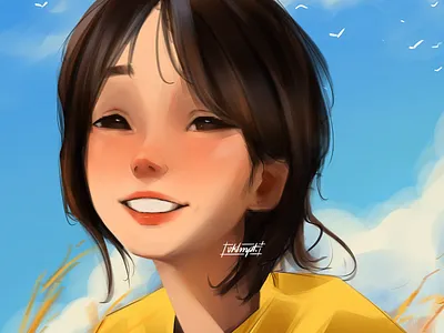 🌻 anime art character cute drawings girl girl character illustration