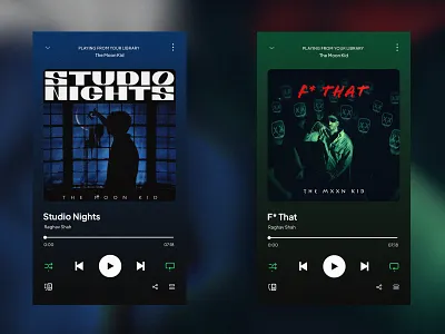 Spotify Music Album Cover Design