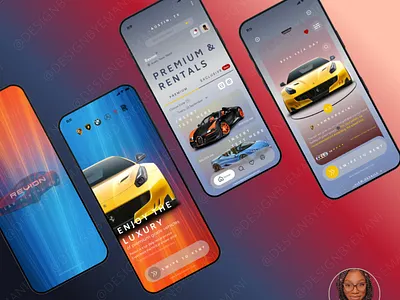 MOBILE MKUP PRJECT: REVION 🚘💨 adobe photoshop figma ios mobile app ui ui design
