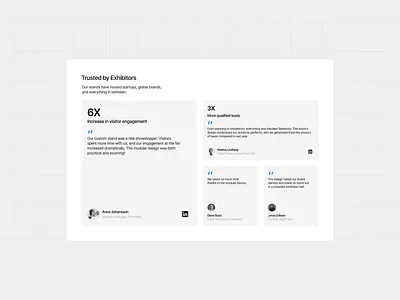 Testimonials design testimonials ui ux