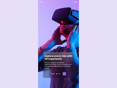 Day 73 VR Experience Onboarding Screen – Mobile App UI branding daily daily ui dailyui design ui uichallenge