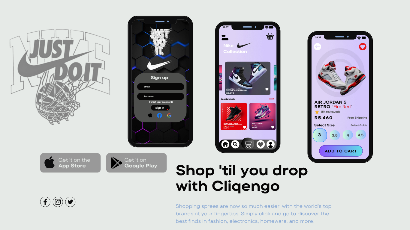 Example of My Nike Remake App